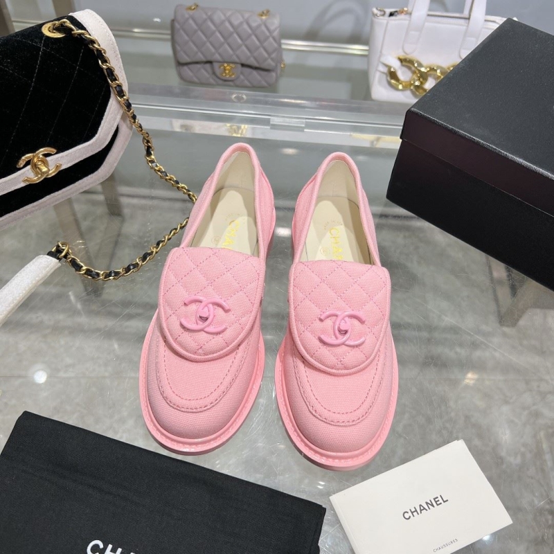 Ch*el leather shoes